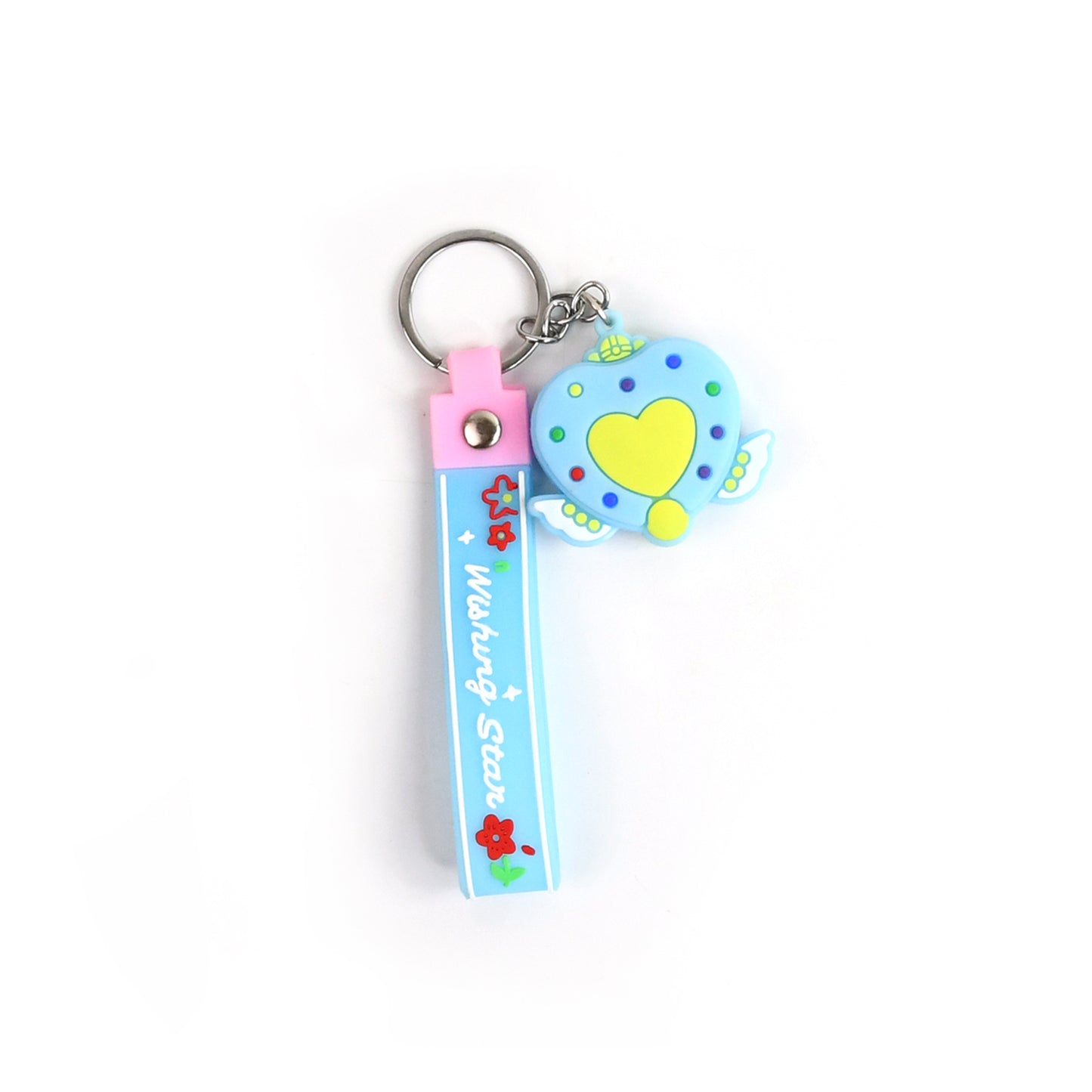 Cute Silicone 3d Key Chain With Metal Hook Strap (Pack Of 1)