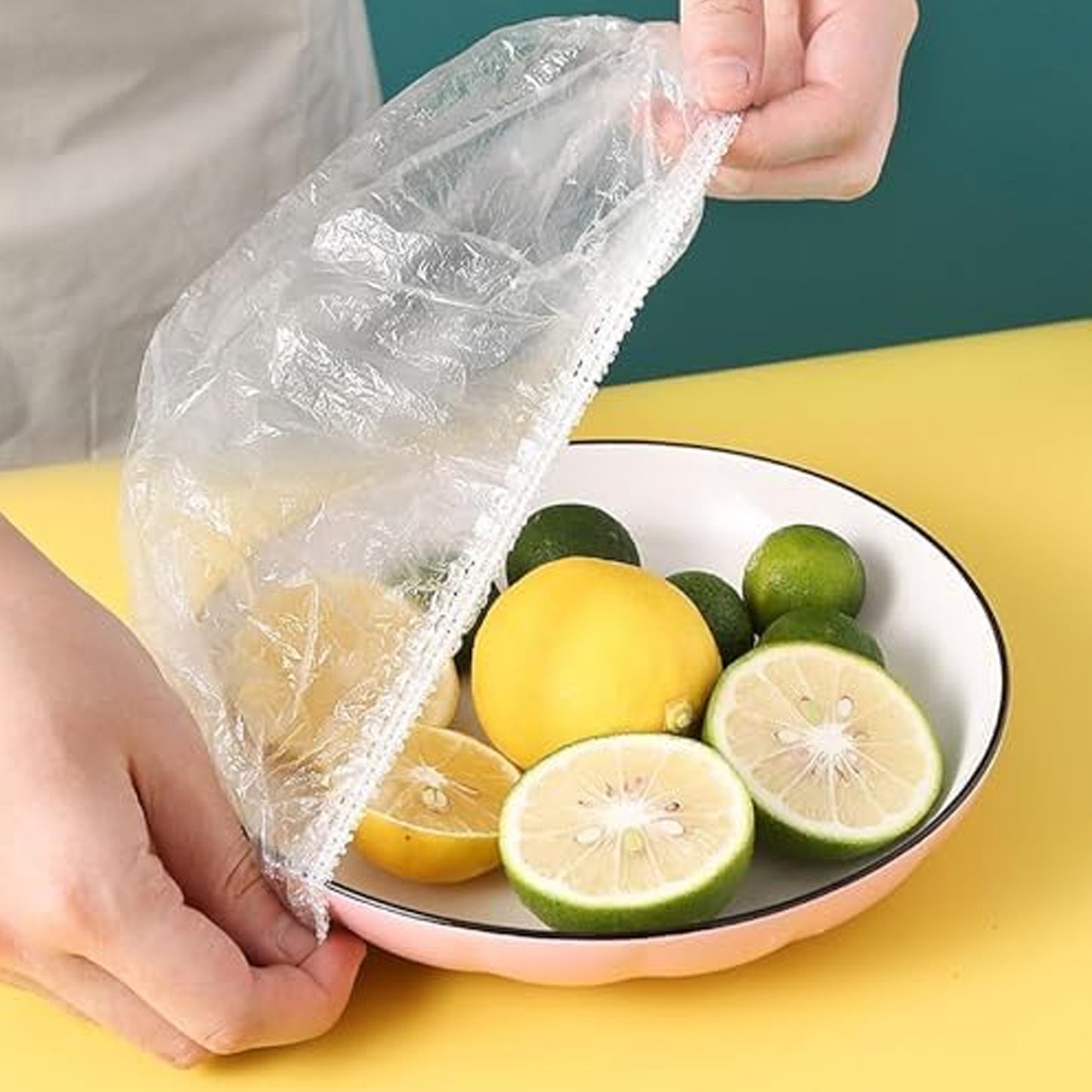 Disposable Elastic Food Storage Covers Bag (100 Pcs Set Big)
