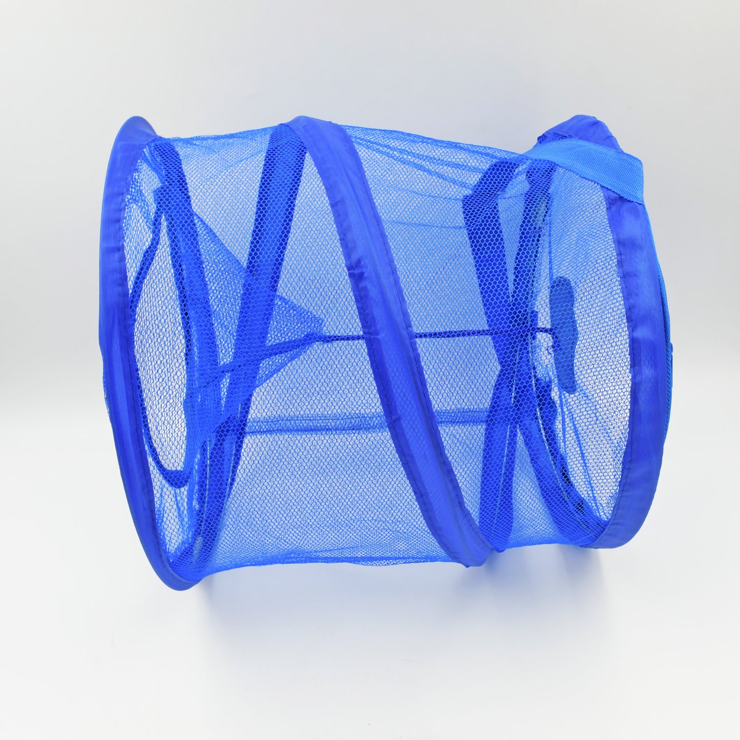 1498 Mesh Popup Laundry Hamper Foldable Portable Cylindrical Dirty Clothes Basket For Bedroom Kids Room College Dormitory And Travel