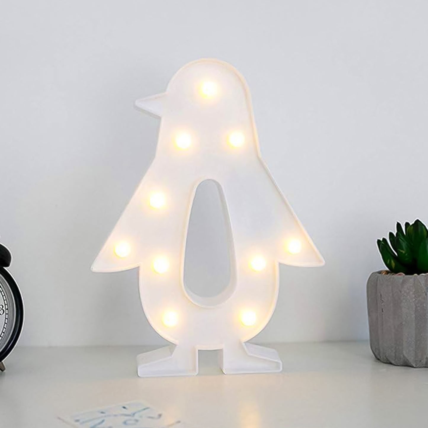 Penguin Shaped Light Led Light Kids Room (1 Pc Battery Not Included)
