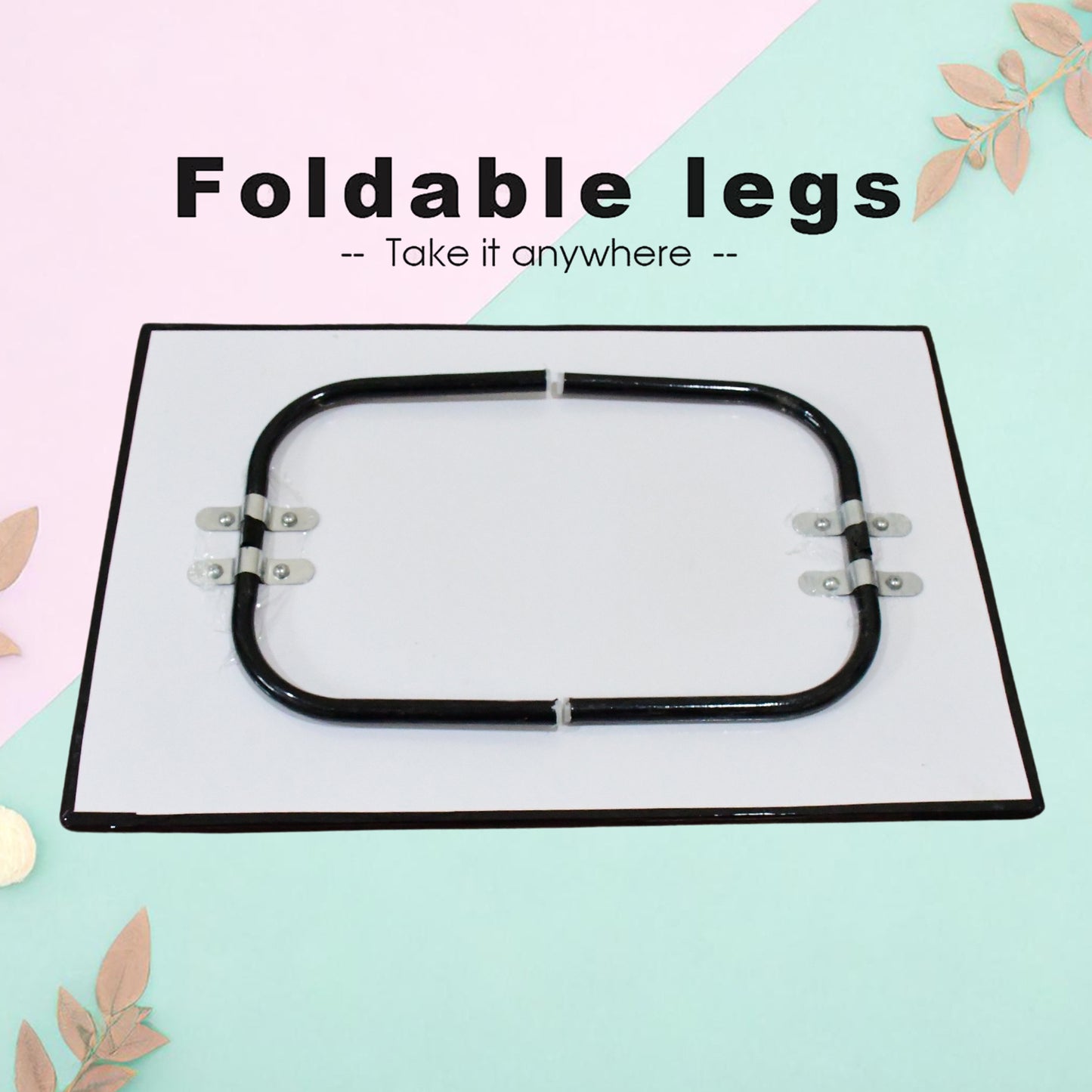 Foldable Multipurpose Mix Design Games Table Board Bed Study Table (48 28 Cm 1 Pc)