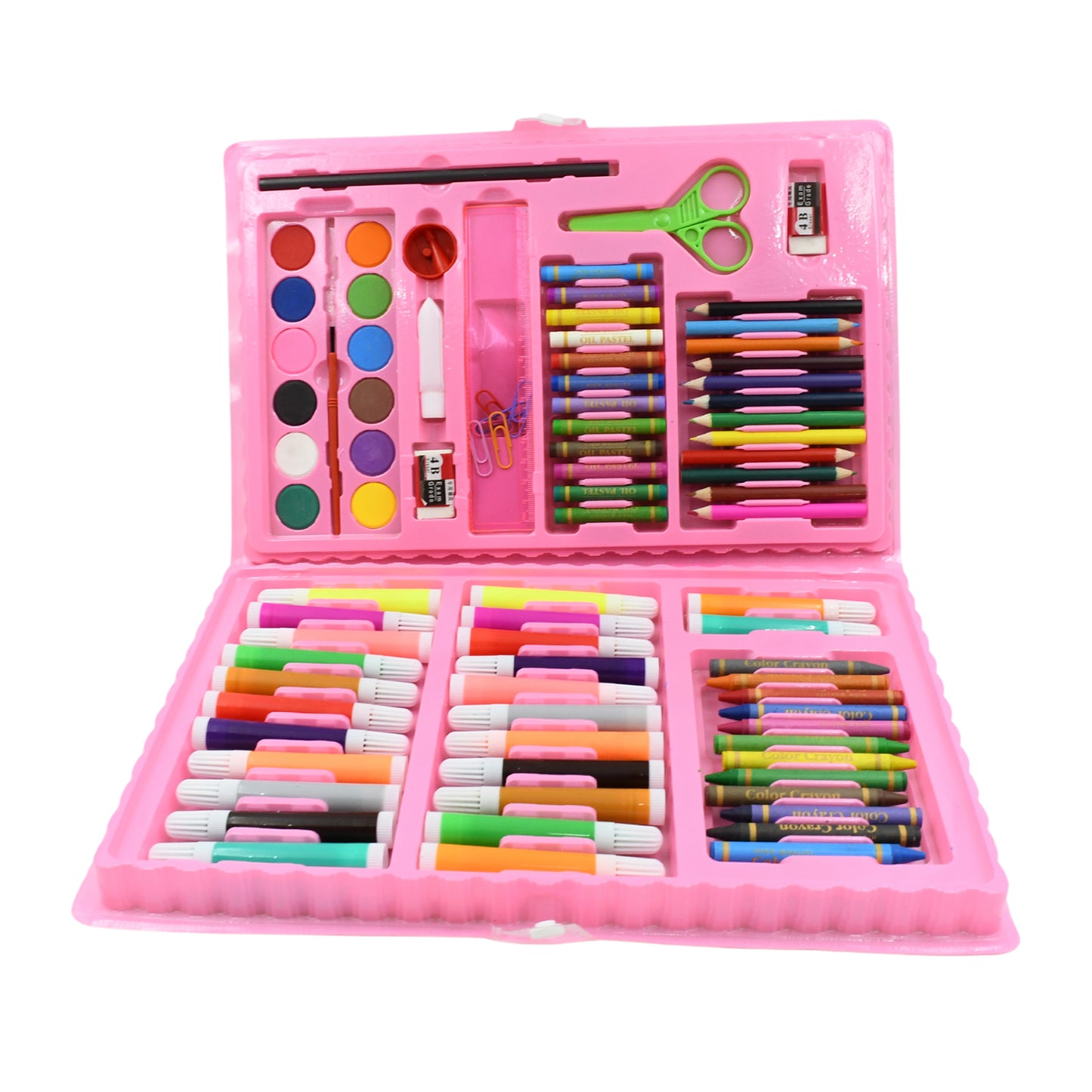 17978art Set Kids Art Supplies Coloring Case Kit Painting Drawing Sets For Kids Boys Girls Gifts Toys Age 4 Above - Mix Colors Kids Colorful Bag (86 Pcs Set)