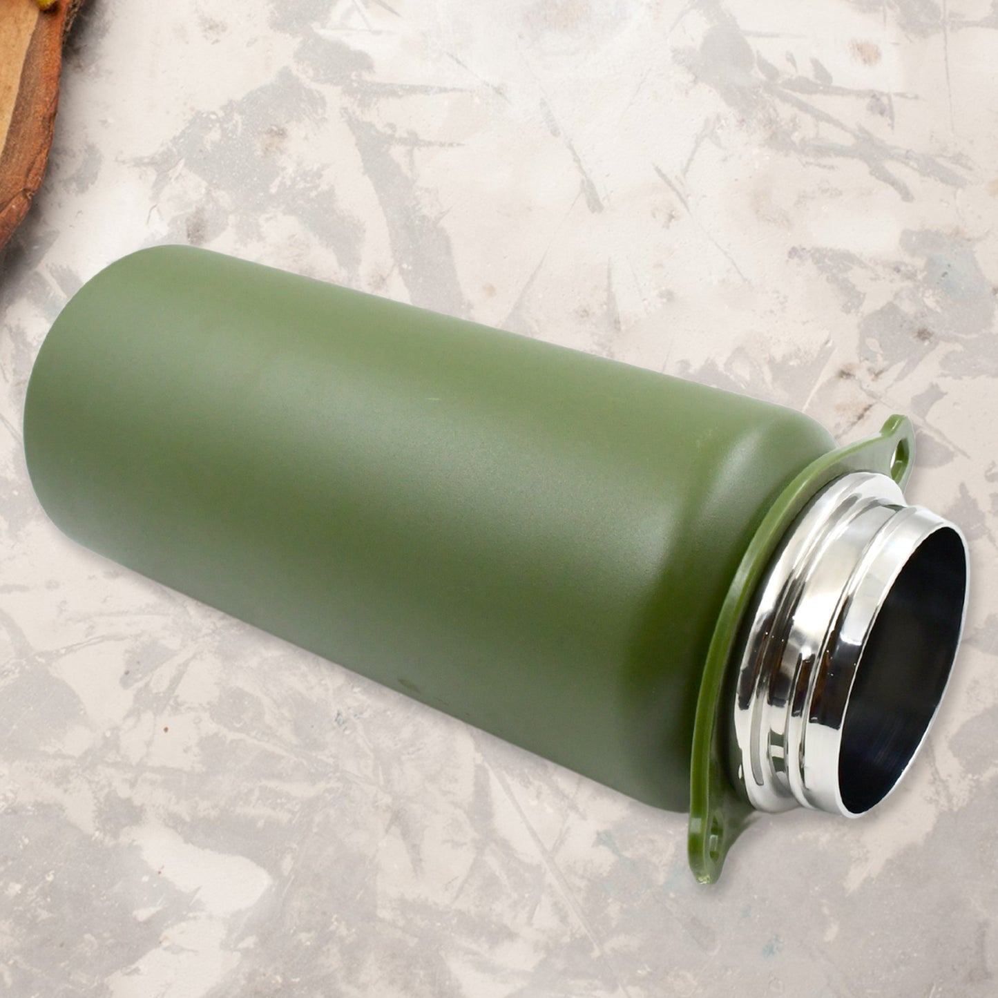 13039 Liter Stainless Steel Water Bottle With Straw Strap Handle Vacuum Insulated Thermos Flask Double-walled Coffee Thermos Flask Leak-proof Water Bottle For Sports Fitness Gym (1500ml)
