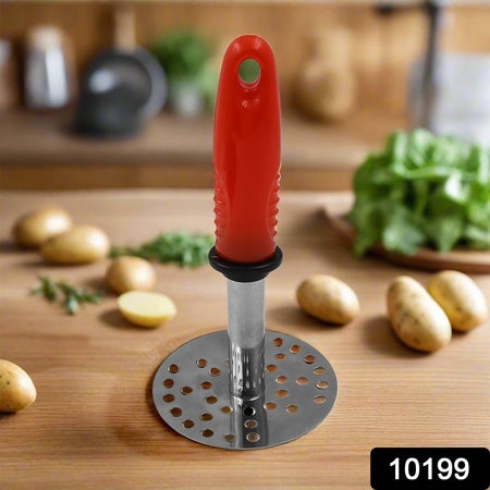 High Grade Stainless Steel Potato Masher Paubhaji Pav Bhaji Masher With Plastic Handle (1 Pc)