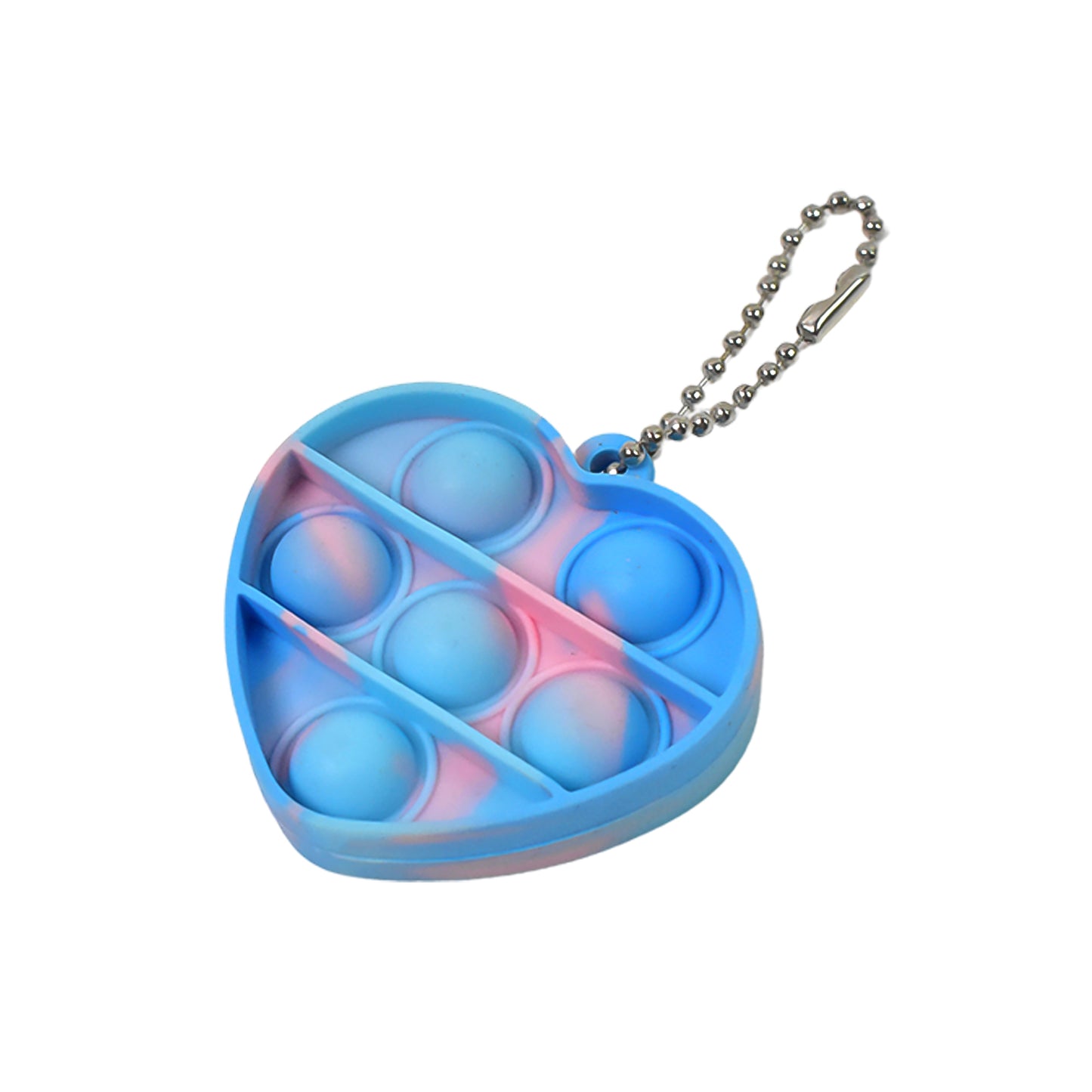 Pop Fidget Toys For Kids Mini Pop Keychain (1 Pc Mix Color Design)