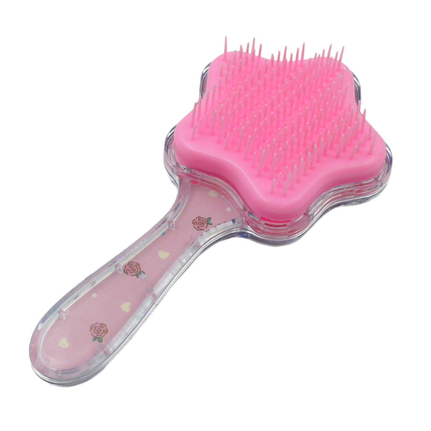 12572 Cartoon Hair Brush Massage Shower Comb Blur Wet Salon Hair Brushes Hair Styling Tools Glitter Comb Soft Smooth Brush Mermaid Brush For Kids Return Gifts For Kids (1 Pc )