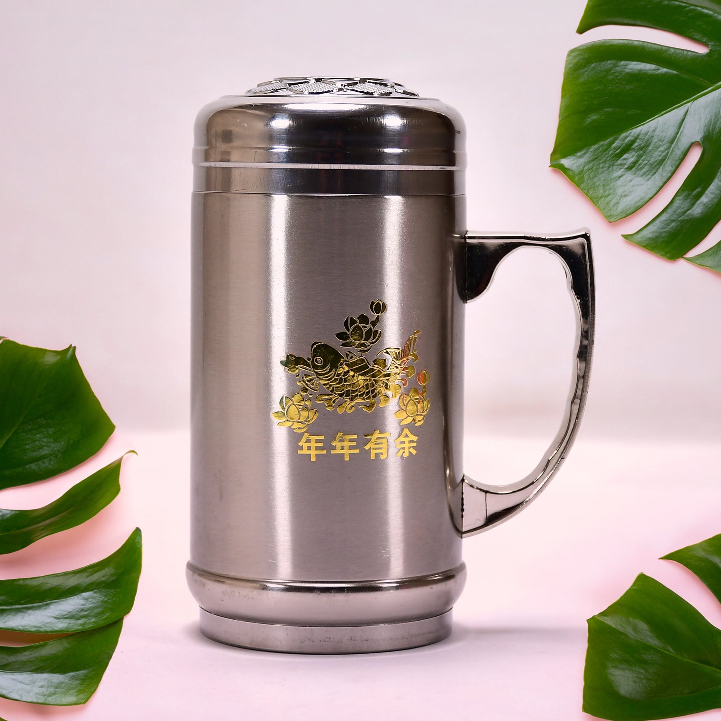 6759 Double Stainless Steel Mug Bottle For Travel Home Office School 400ml