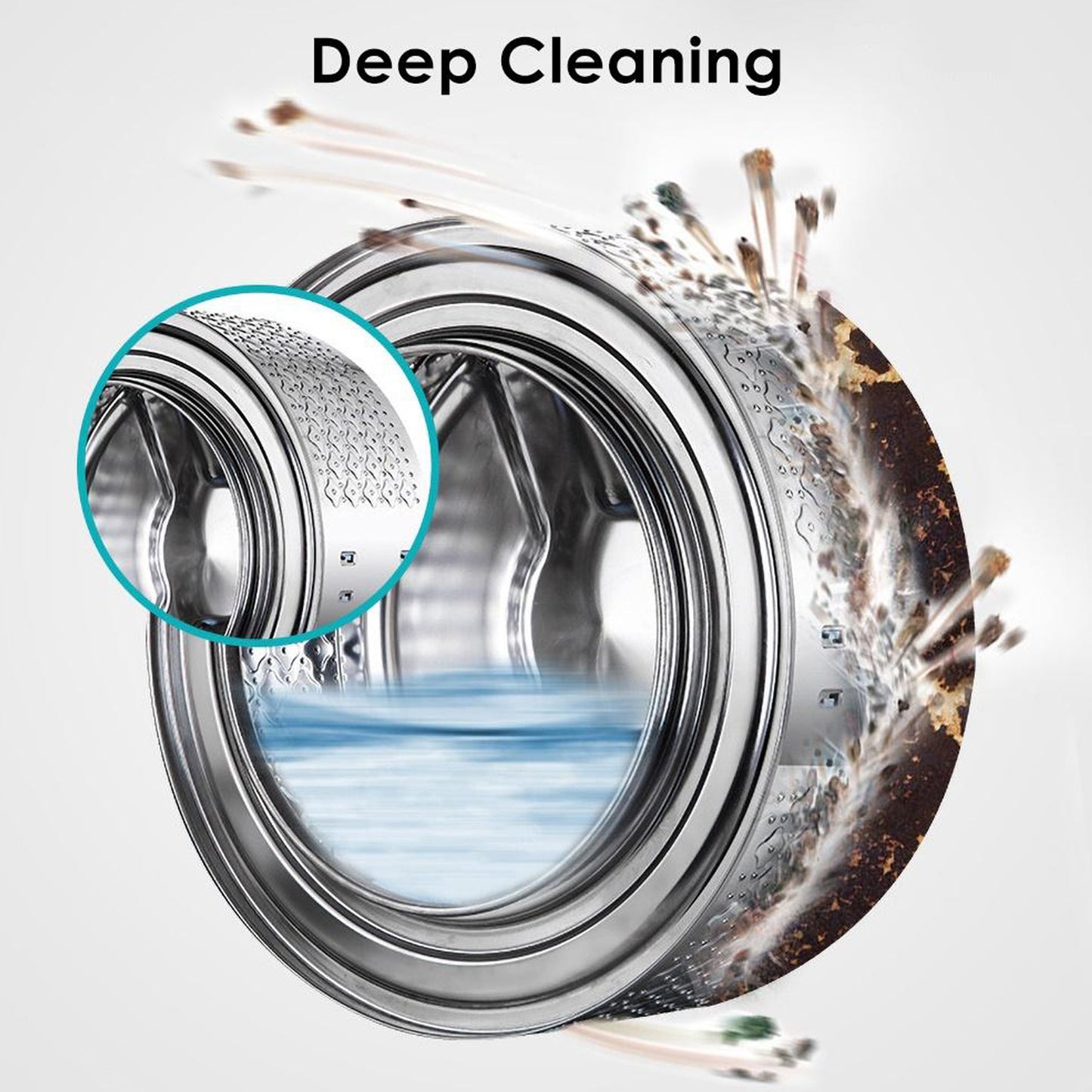 6431 Washing Machine Stain Tank Cleaner Deep Cleaning Detergent Powder ( 1pc )