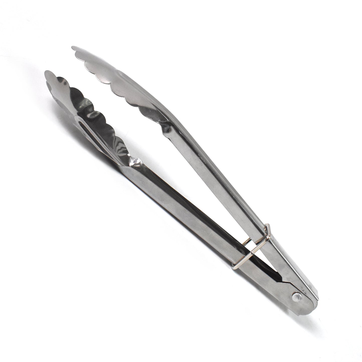 Metal Household Kitchen Salad Dessert Buffet Food Tong Clamp Clip (1 Pc 17 Cm)
