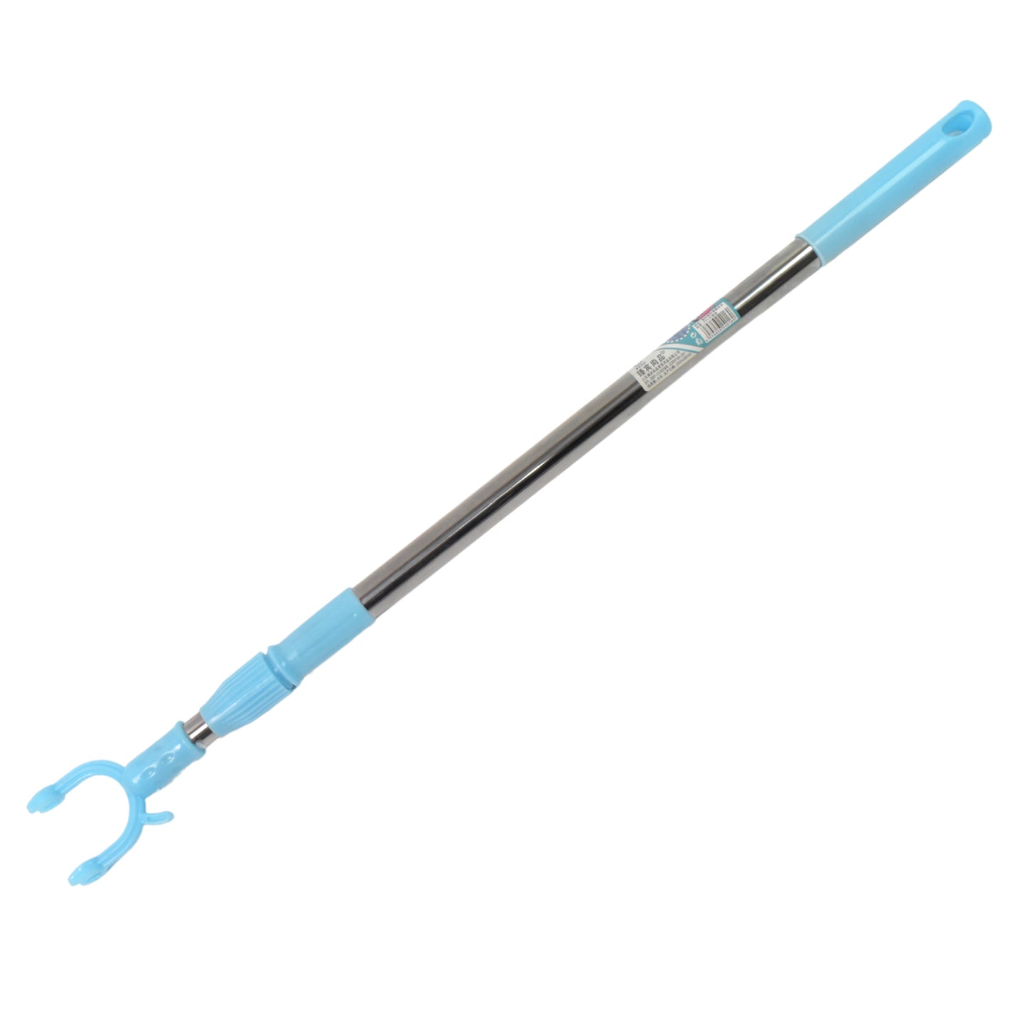 Stainless Steel Telescopic Pole Clothes Hooks Hanger (1 Pc 1 Mtr.)