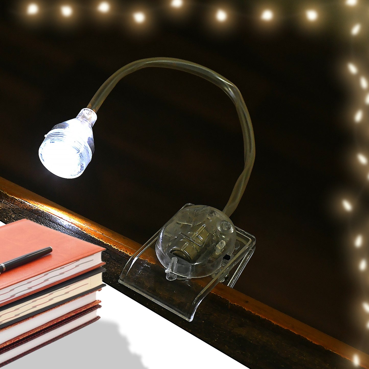 7992 Clip Light Portable Clip Light Transparent Clip Light Outdoor Indoor Use