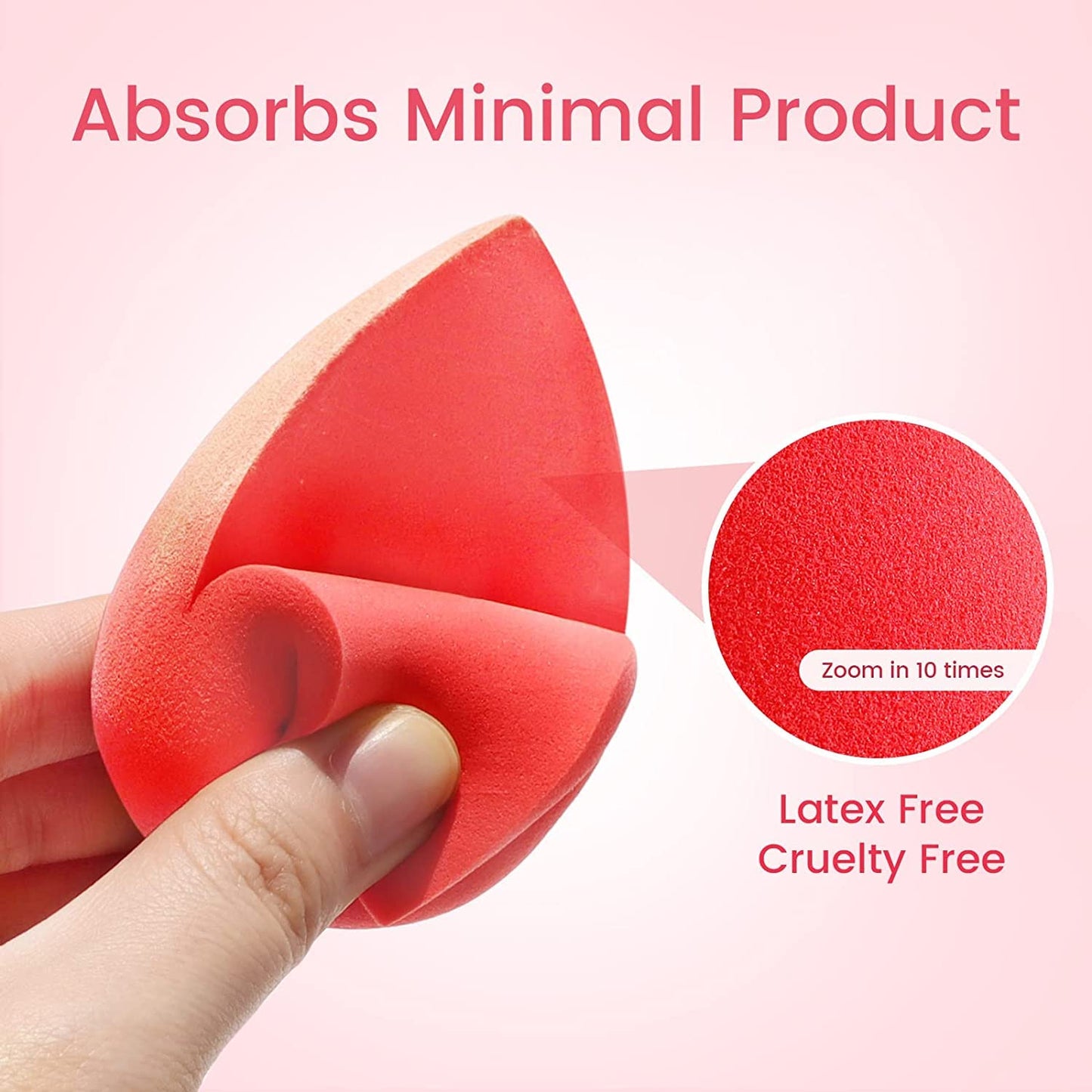 Makeup Sponge For Blending Liquid Foundations Powders And Creams (Multicolor 1 Pc)