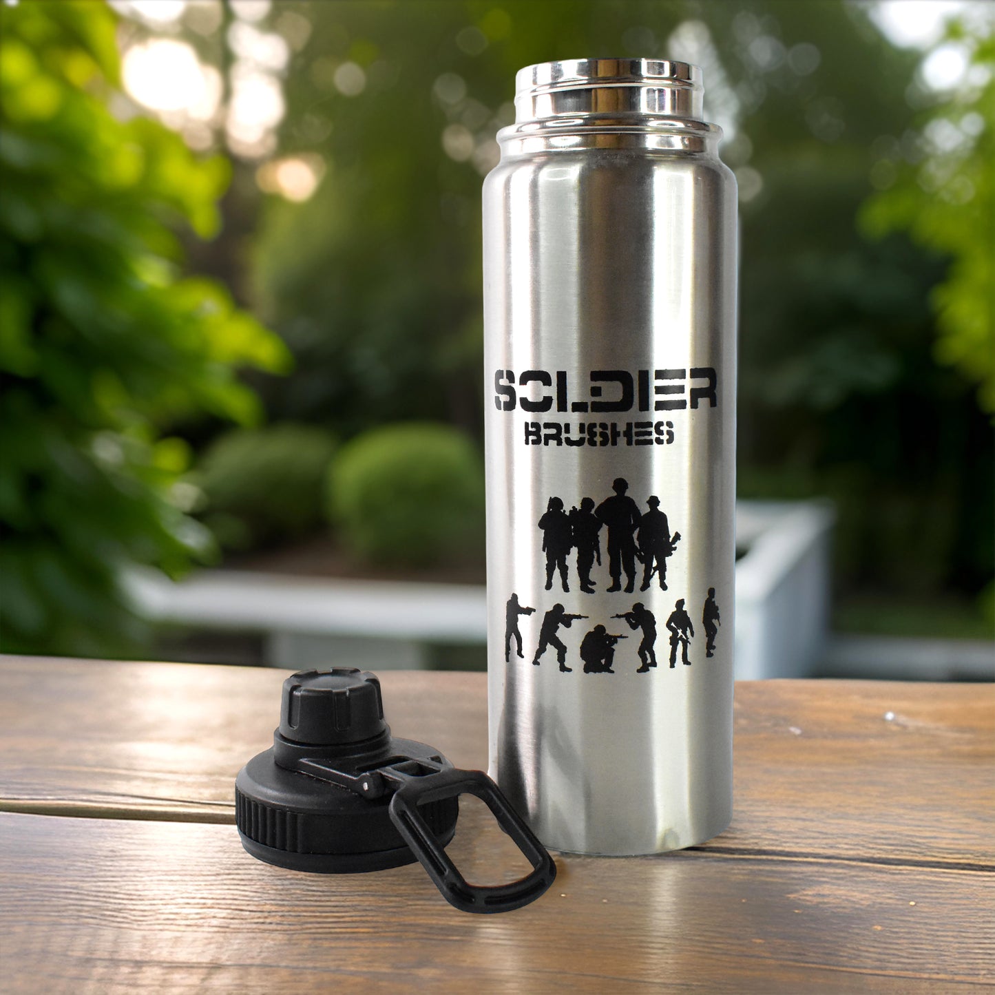 Vacuum Insulated Stainless Steel Bottle Stainless Steel (1000 Ml 1 Pc)