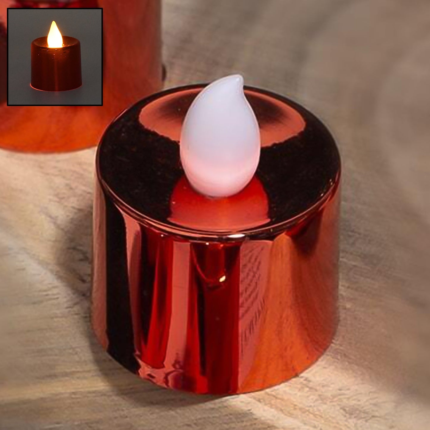 Electrical Candles Diya Led Tea Light (1 Pc Multicolor)