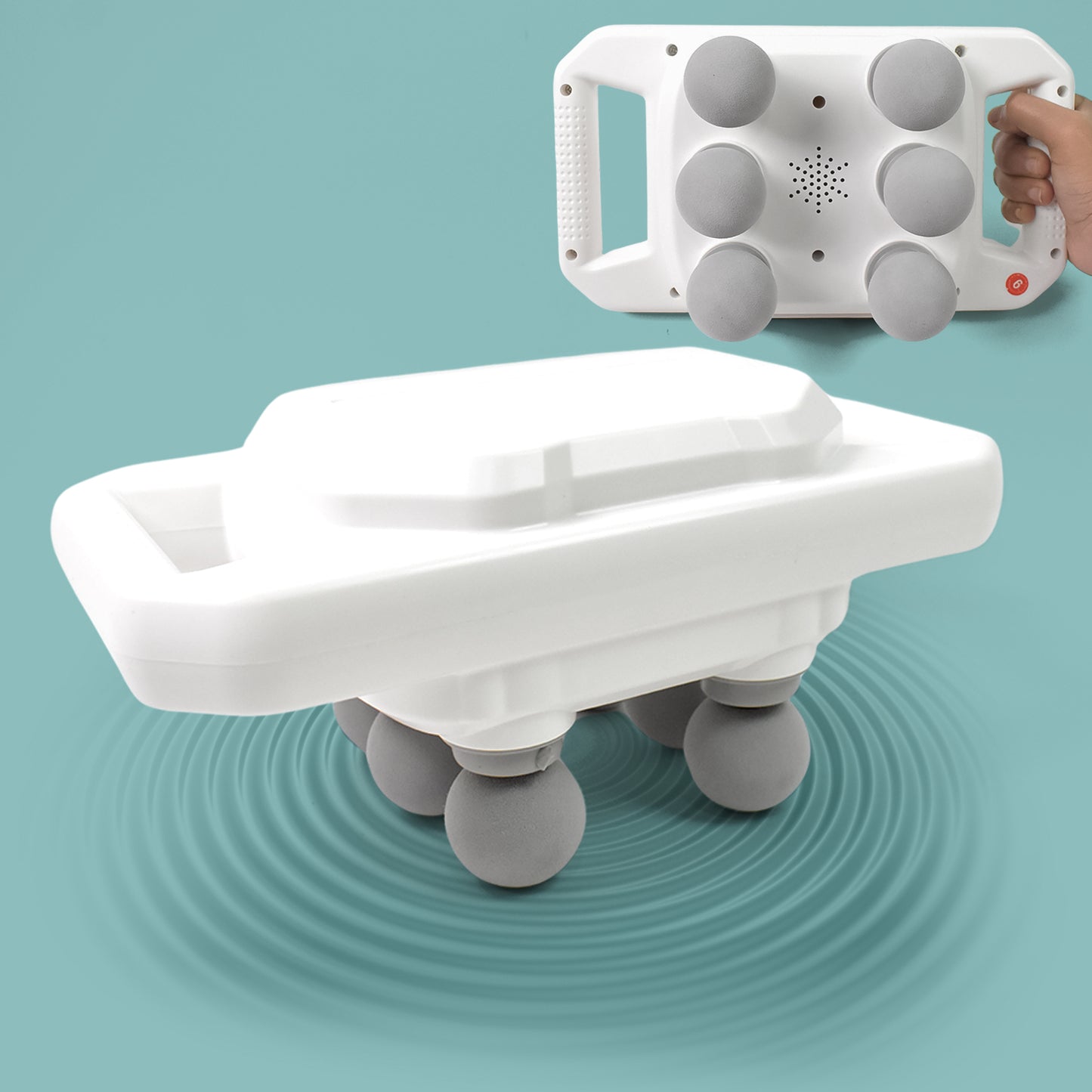 Handheld Full Body Massager 6-head Massage Gun (1 Pc Mix Color)