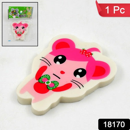Cartoon Design Eraser (1 Pc Mix Design)