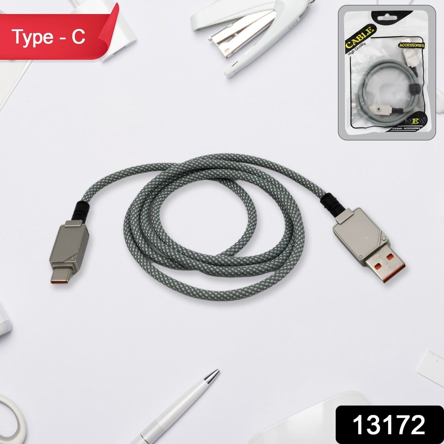 Type C Data Cable Fast Charging Cable (1 Mtr. 1 Pc)