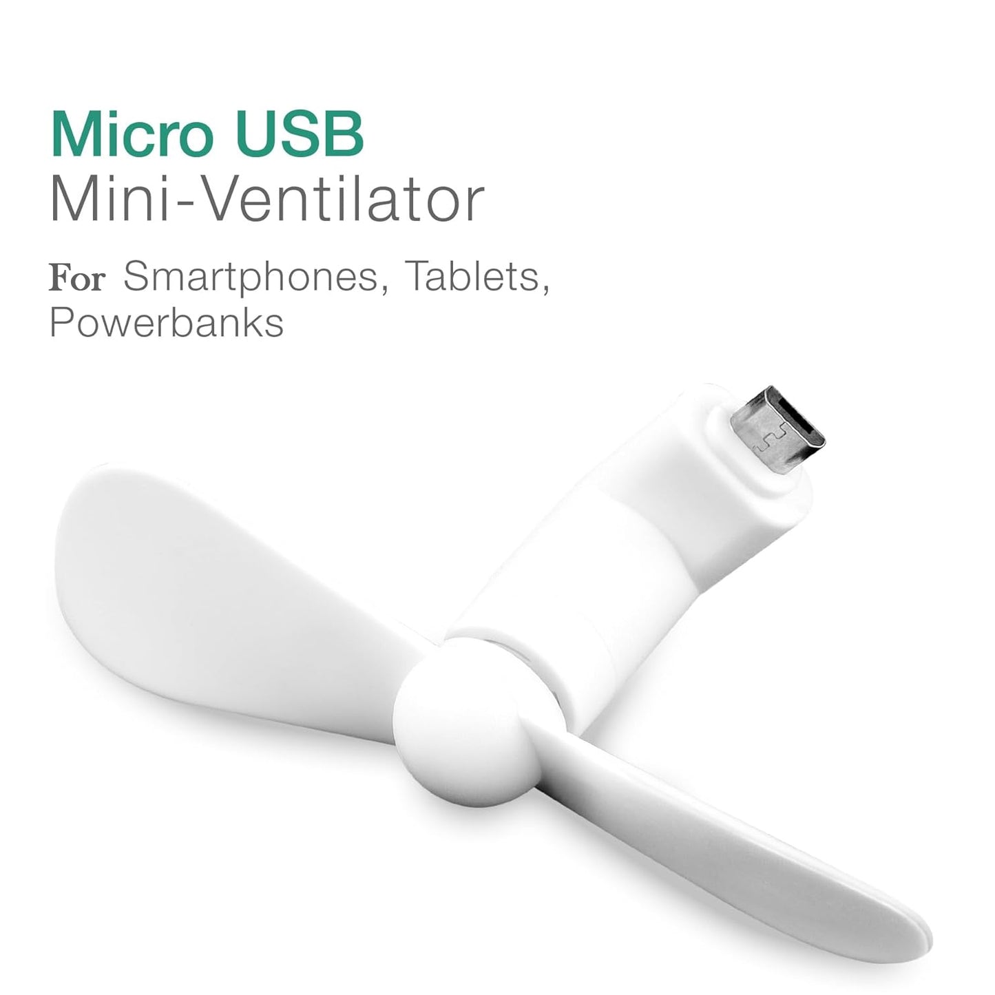 Micro Android Usb Mini Fan Flexible Usb Fan (1 Pc Loose)