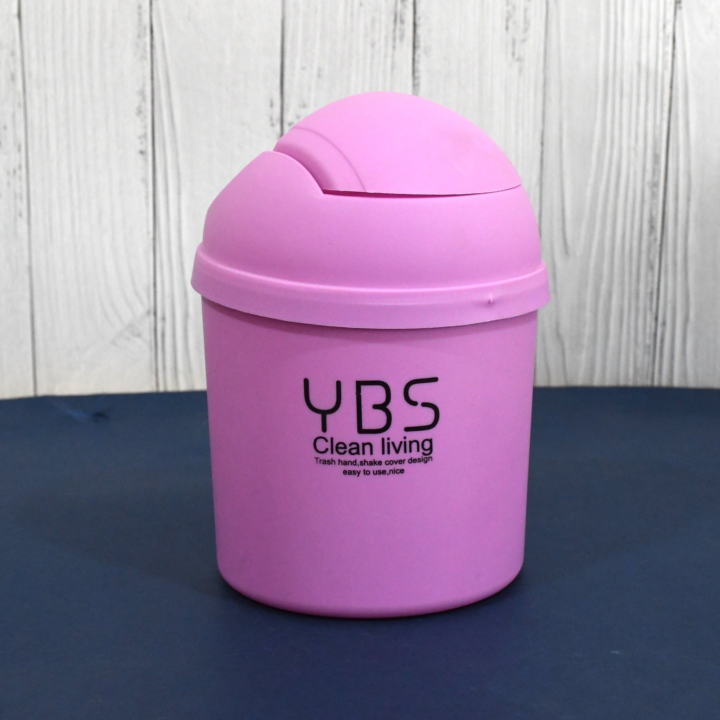 Mini Trash Can With Lid Small Tiny Trash Bin (18x13 Cm 1 Pc)