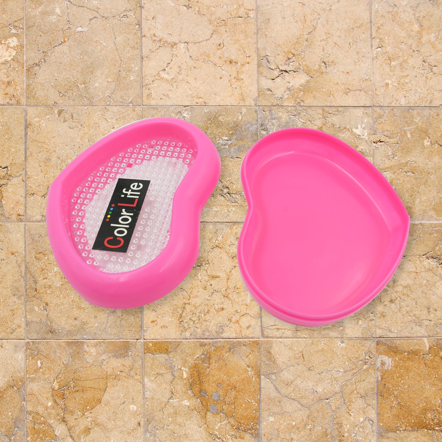 Bathroom Accessories Plastic Soap Case Soap Dish Soap Stand Plastic Soap Case Soap Holder Soap Dish For Bathroom Kitchen Sink (Oval Heart Shape Soap Case 1 Pc )