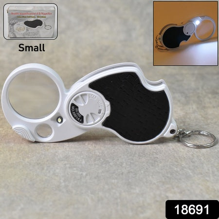 Double-magnification Led Magnifiers With Light (1 Pc Small)