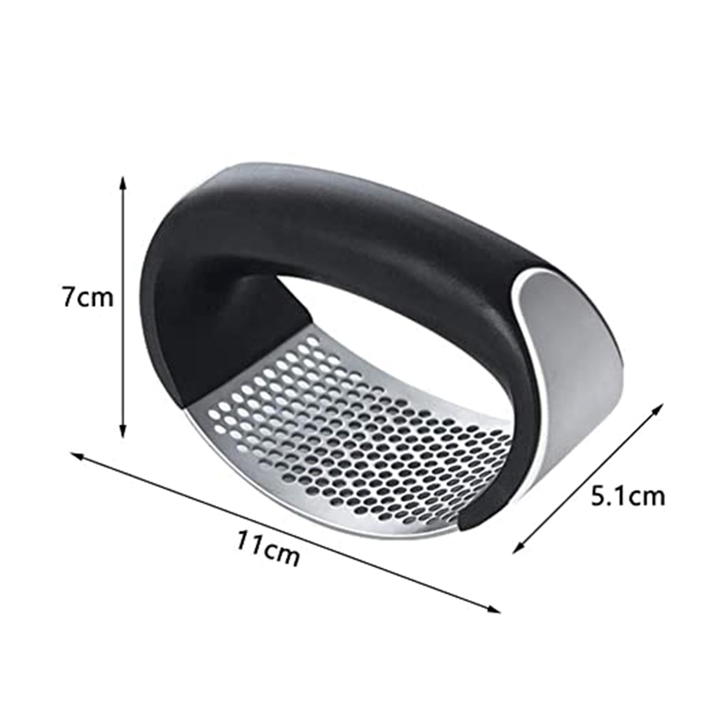 2468 Garlic Press Stainless Steel Garlic Presser Garlic Press Crusher For Kitchen