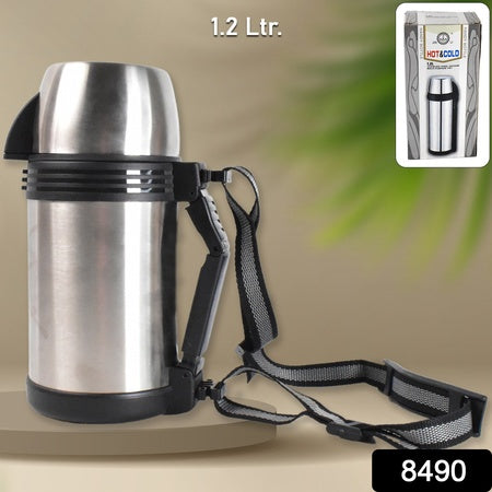 Portable Stainless Steel Coffee Tea Vacuum Flask Bottle (1200ml 1.2l 1 Pc)portable Stainless Steel Coffee Tea Vacuum Flask Bottle (1200ml 1.2l 1 Pc)