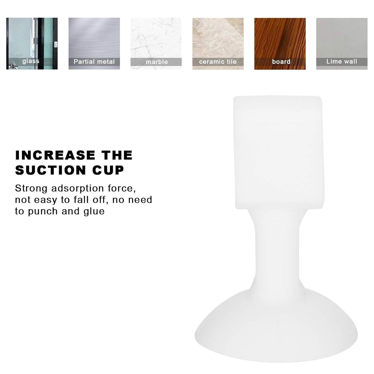 Self-sucking Silicone Door Stopper (1 Pc Mix Color)