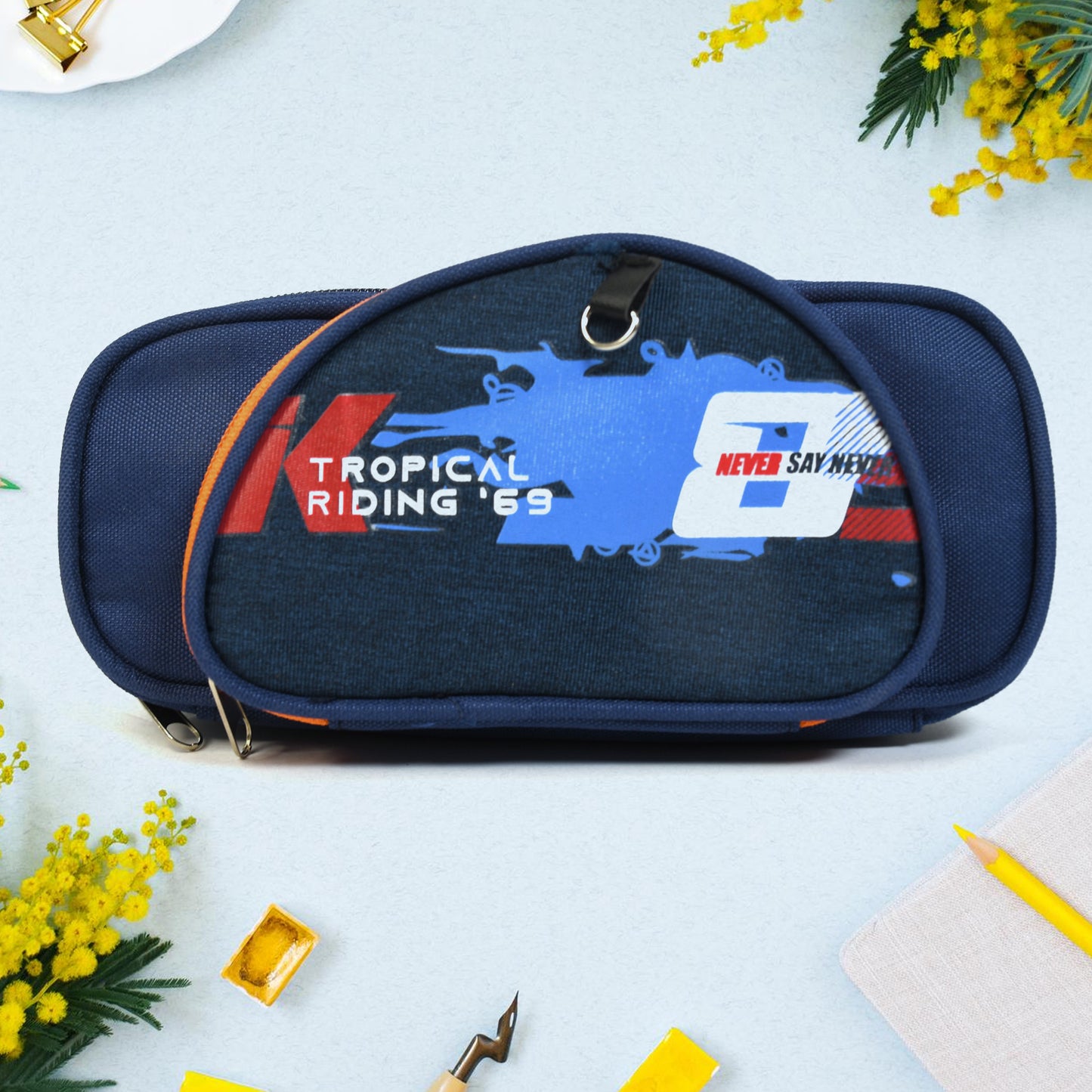 Mix Design Pouch Stylish And Versatile Storage Bag (1pc)