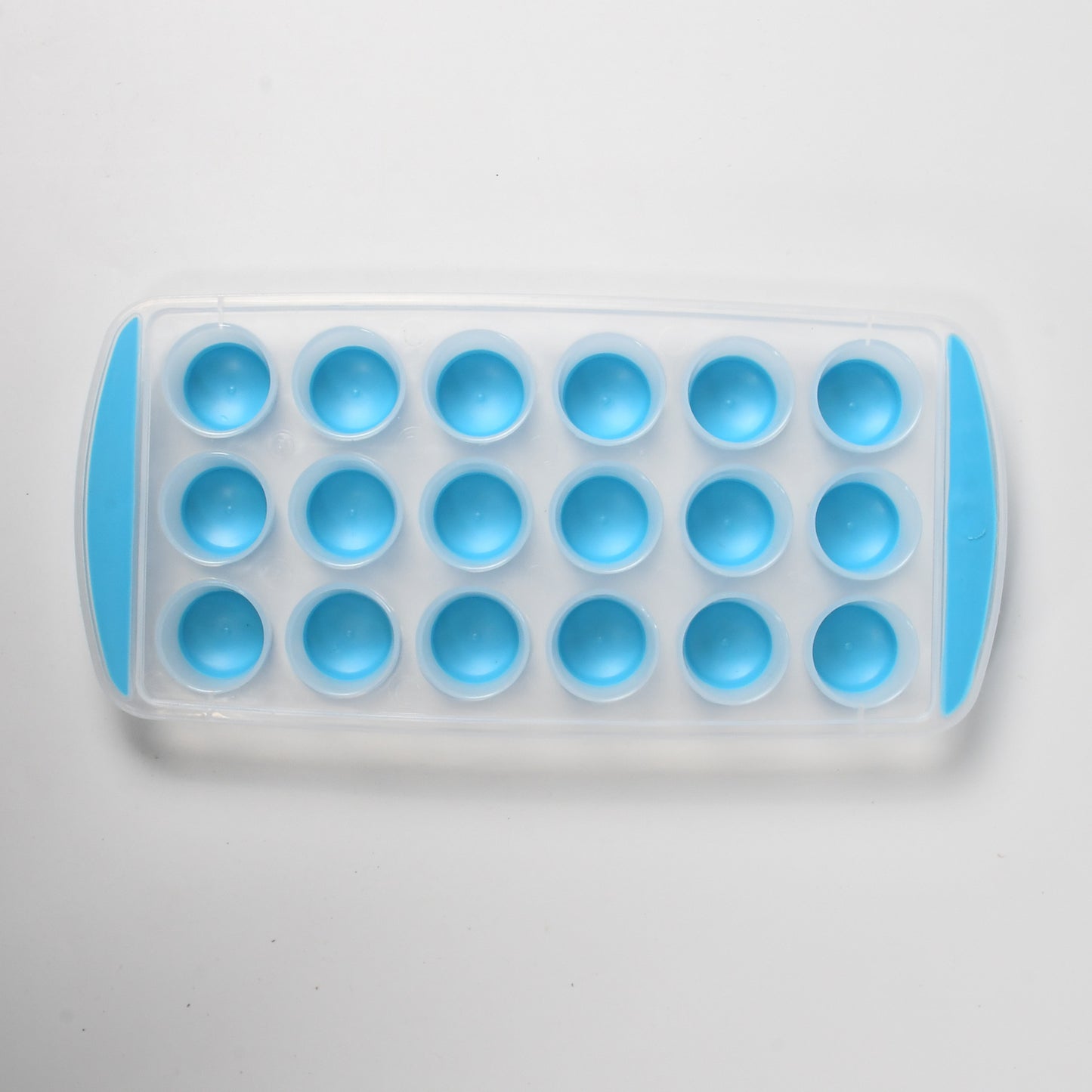 5353 Smart Push Pop Out Round Shape Mini Ice Cube Trays With Flexible Silicone Bottom Round Shape Silicone Chocolate Mold Maker Ice Cube Tray Freeze Mold