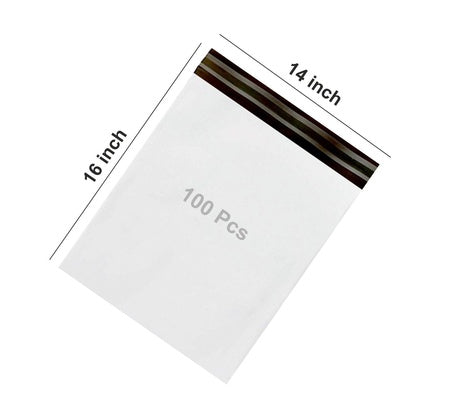 0929 Pod Pouch Secure Tamper Proof Courier Bags100 Pcs (14 X 16 Inch)