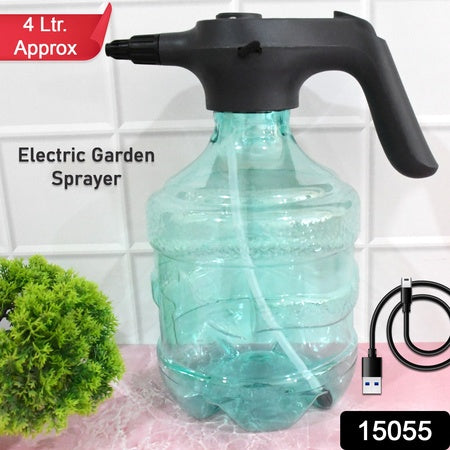 Electric Spray Bottle Garden Sprayer Automatic Watering Can (1 Pc 4 Ltr. Approx)