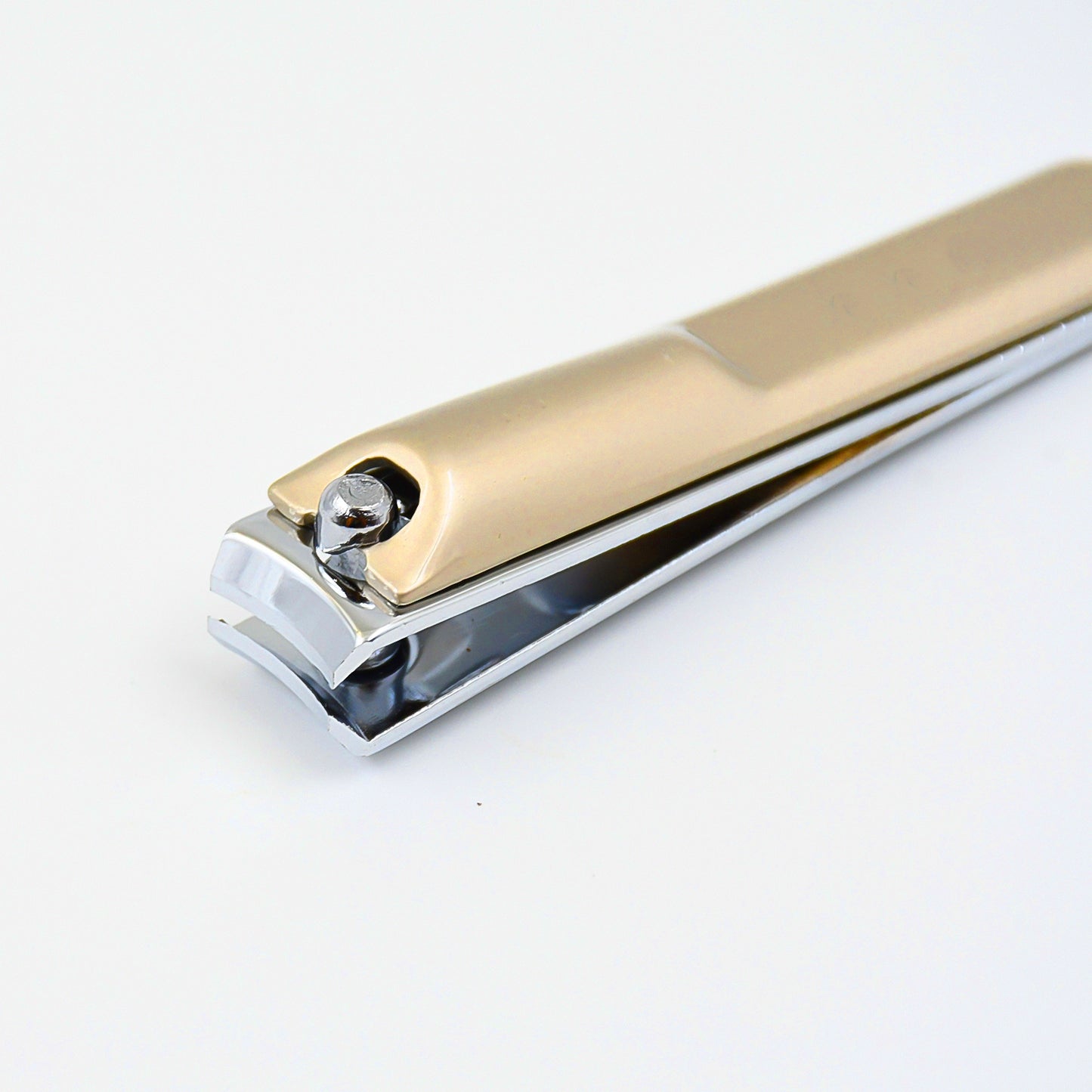 Stainless Steel Folding Portable Large Nail Clippers With Nail File (1 Pc)