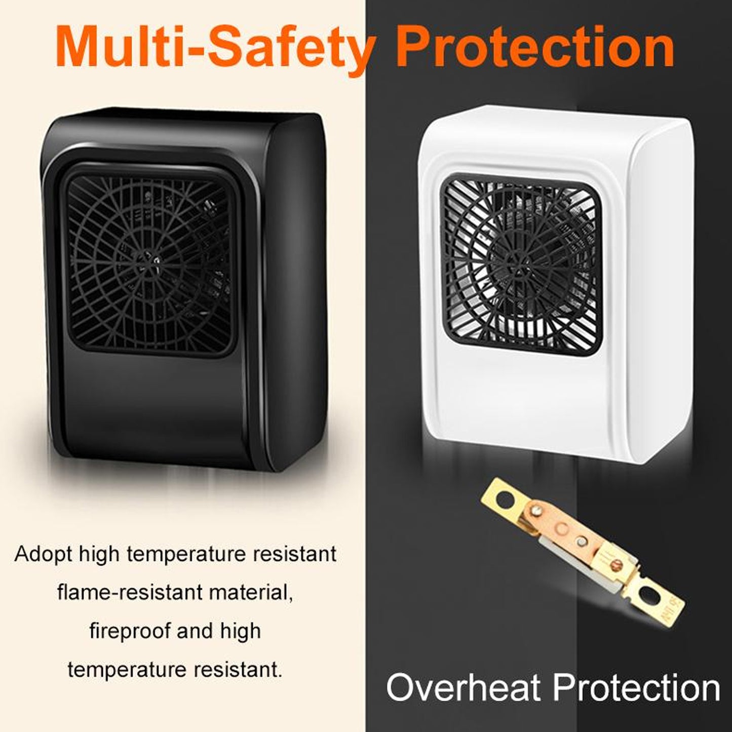 6683 Room Heater 220v Brown Box Heater For Office Bedroom Use Heater