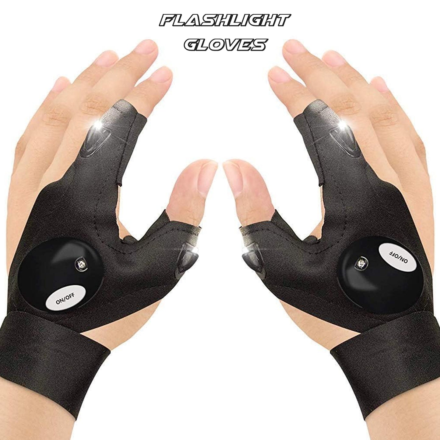 Led Flashlight Gloves Gifts For Men (Hand Gloves Light 1 Pair)