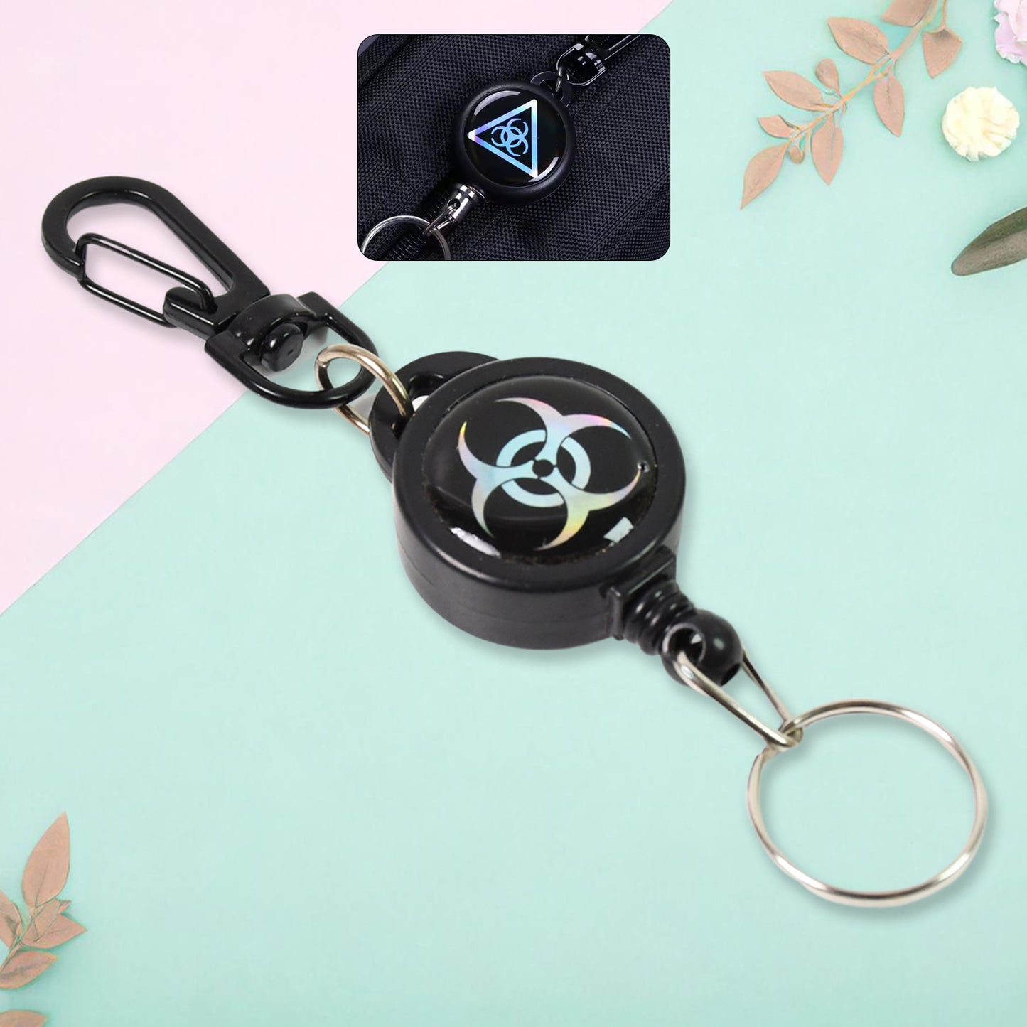 Safety Anti-lost Retractable Key Chain (1 Pc Small)
