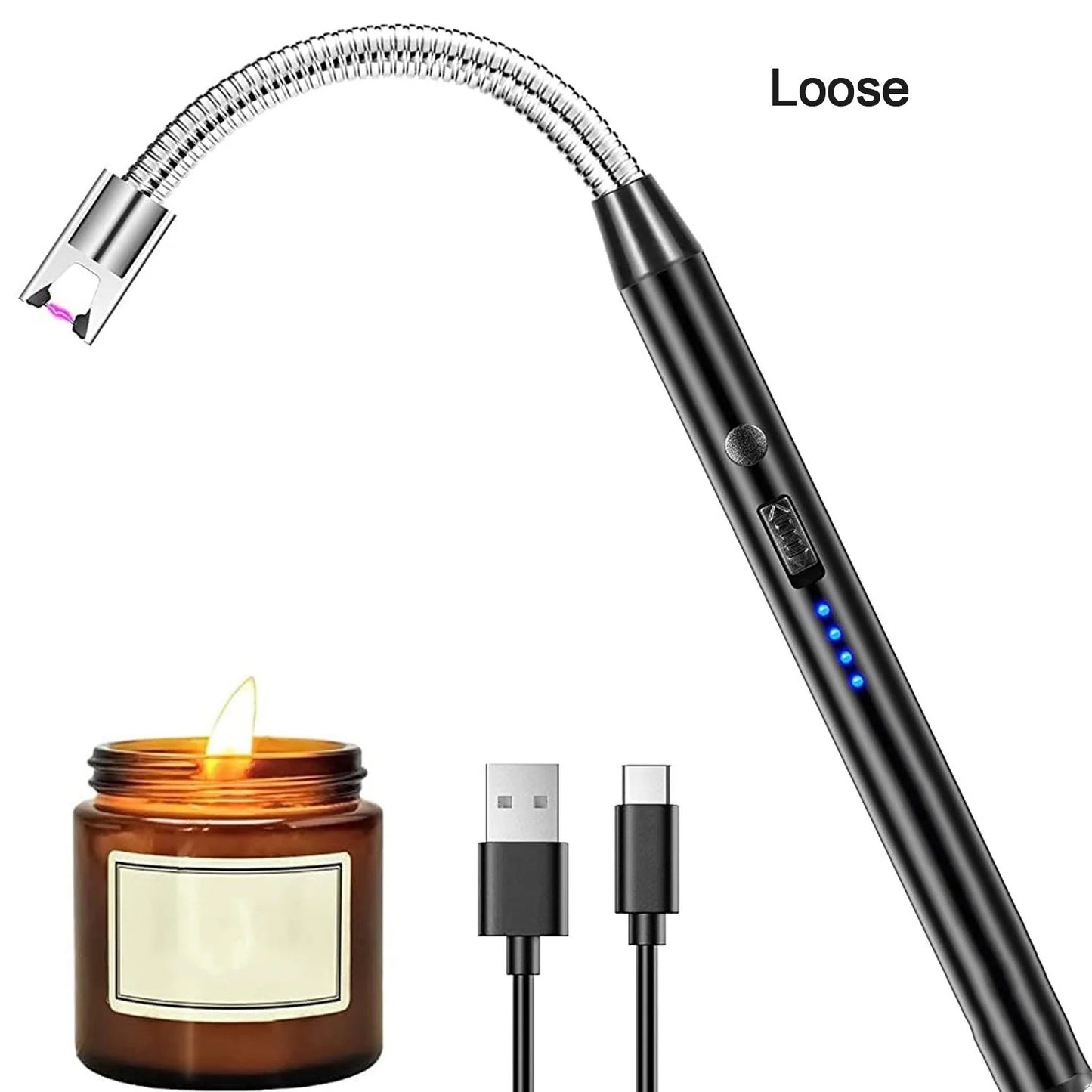 Electronic Smoking Plasma Lighters For Multipurpose Like Candles Grill Bbq (1 Pc Loose Mix Color)