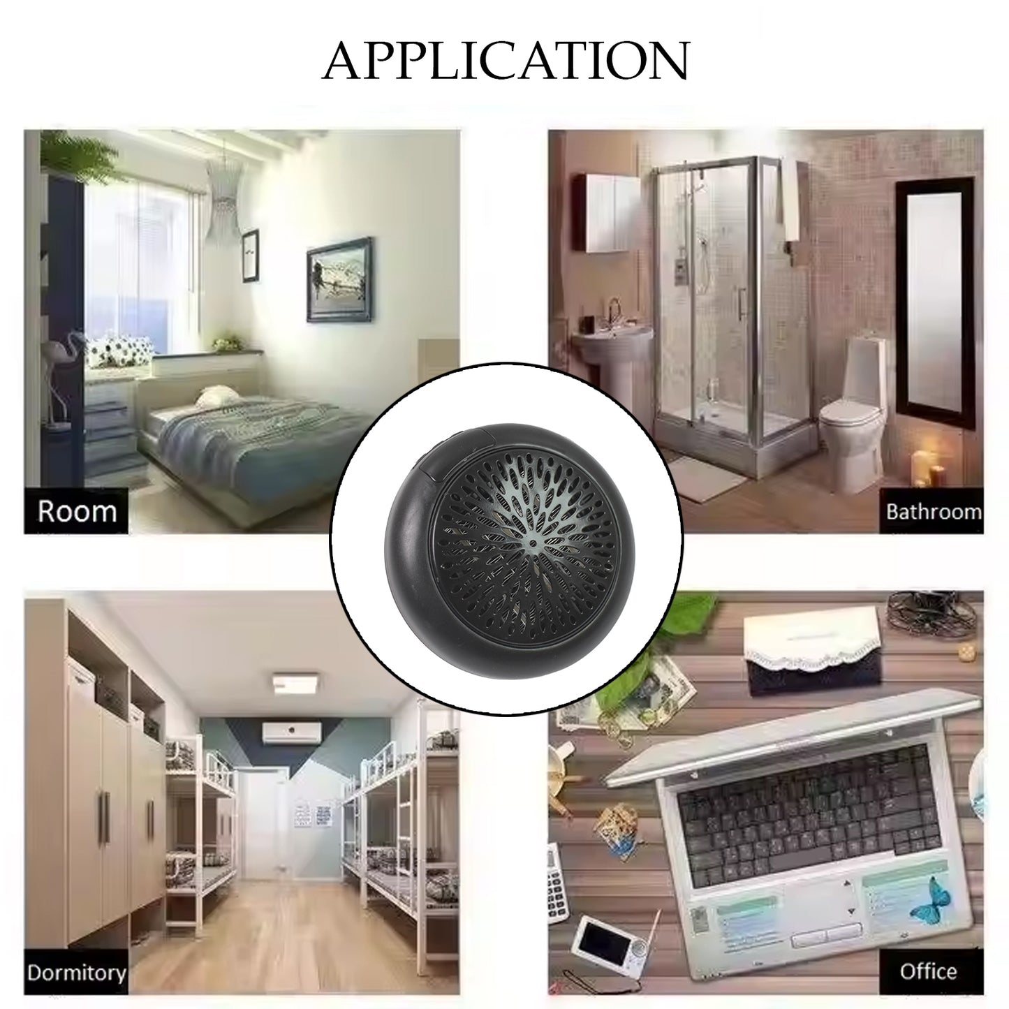 Room Heater For Home Office Camper Led Screen Portable Wall Heater (900w 1 Pc)