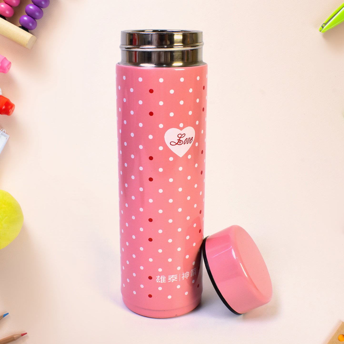 Water Bottle For Kids Insulated Stainless Steel Bottle (300 Ml 1 Pc)