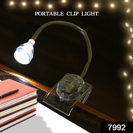 7992 Clip Light Portable Clip Light Transparent Clip Light Outdoor Indoor Use