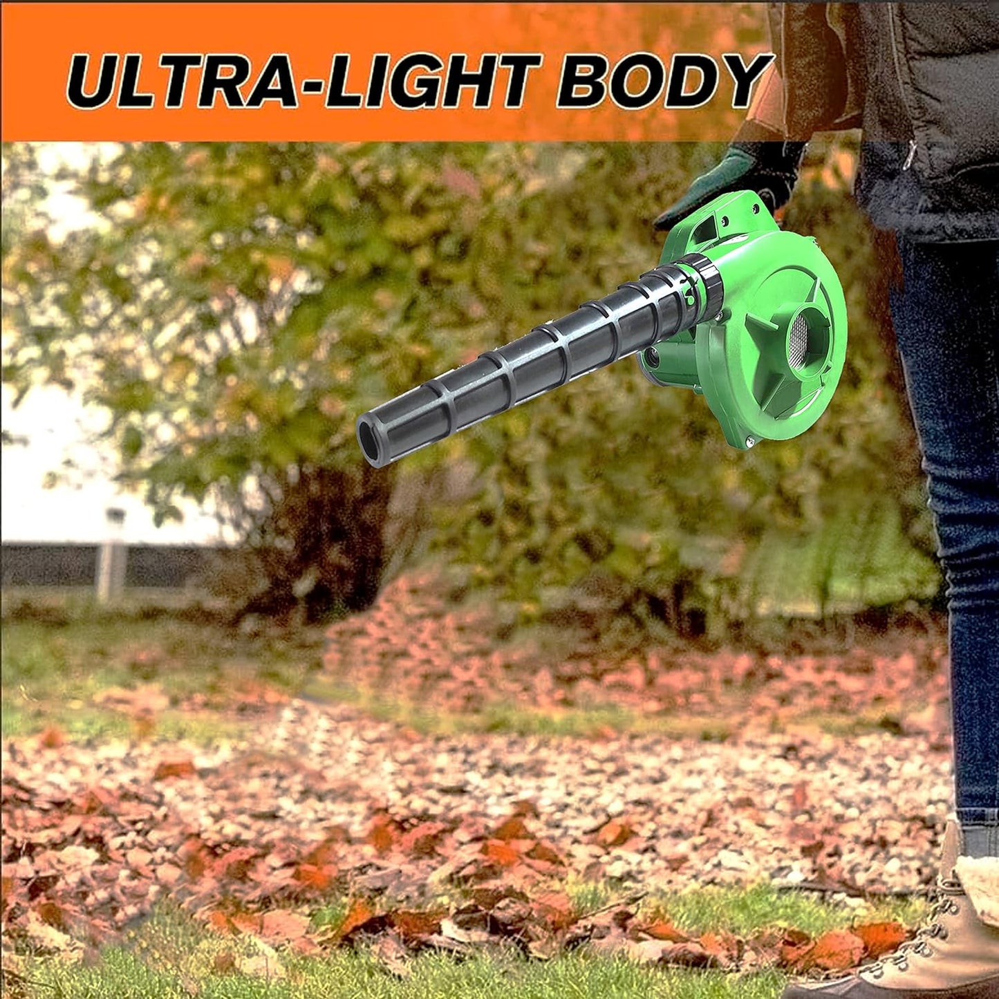 3158 650v Blower Portable Rifel Range Heavy Duty Air Blower Electric Air Blower For Homeofficecarpccomputer Dustgaragepatiogarden Leaftrash Cleaning (350w 2.3 M3min 13000 Rpm Green)