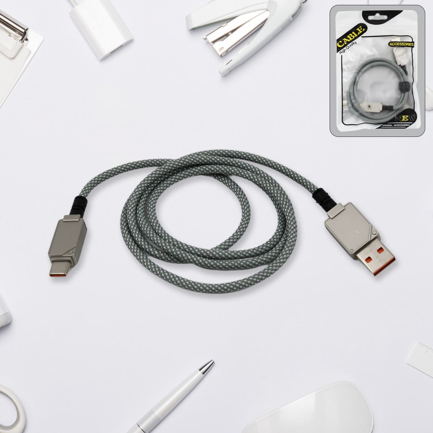 Type C Data Cable Fast Charging Cable (1 Mtr. 1 Pc)