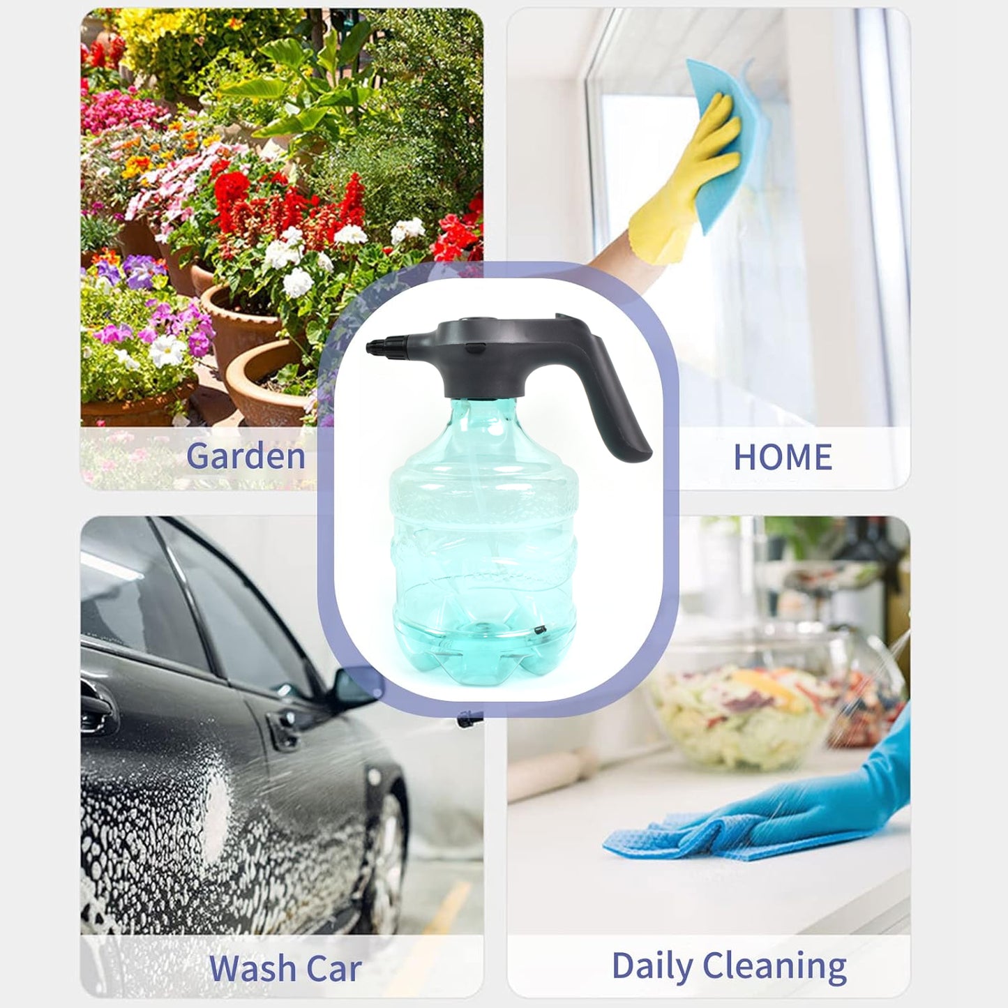 Electric Spray Bottle Garden Sprayer Automatic Watering Can (1 Pc 4 Ltr. Approx)