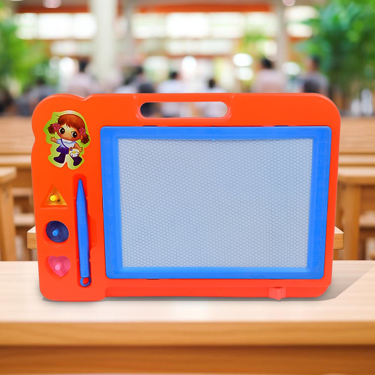 Magnetic Slate Sketch Pad Board For Kids (1 Pc 27 19 Cm)