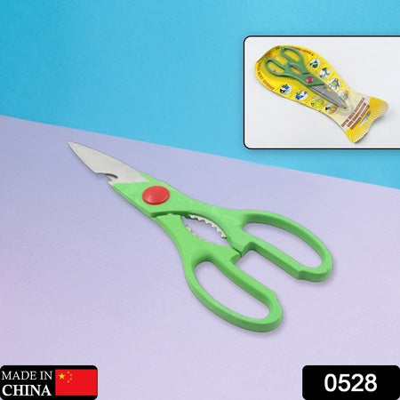 Multi-function Kitchen Household For Vegetables Fruit Cheese Meat Slices With Bottle Opener Stainless Steel Sea Food Scissor
