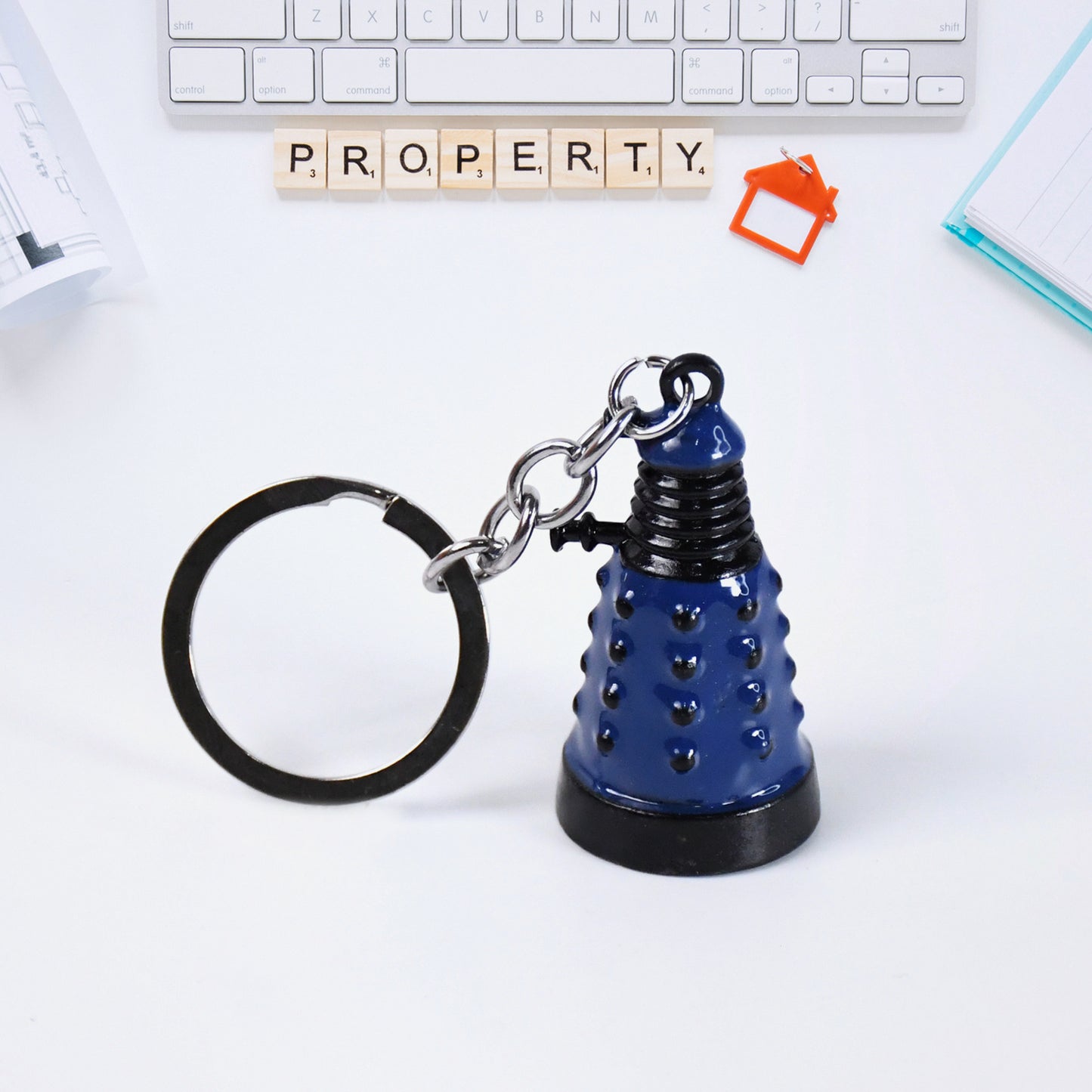 Metal Keychain - Durable Stylish Accessory (1 Pc Mix Color)