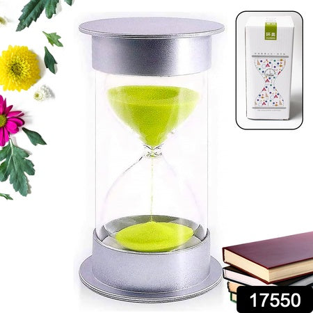 17550 Sand Timer Hourglass Timer 45 Minutes Sand Timer For Kids Teachers Games Classroom (30 Min-green) Time Management Tool (Color Green Time 30 Min)