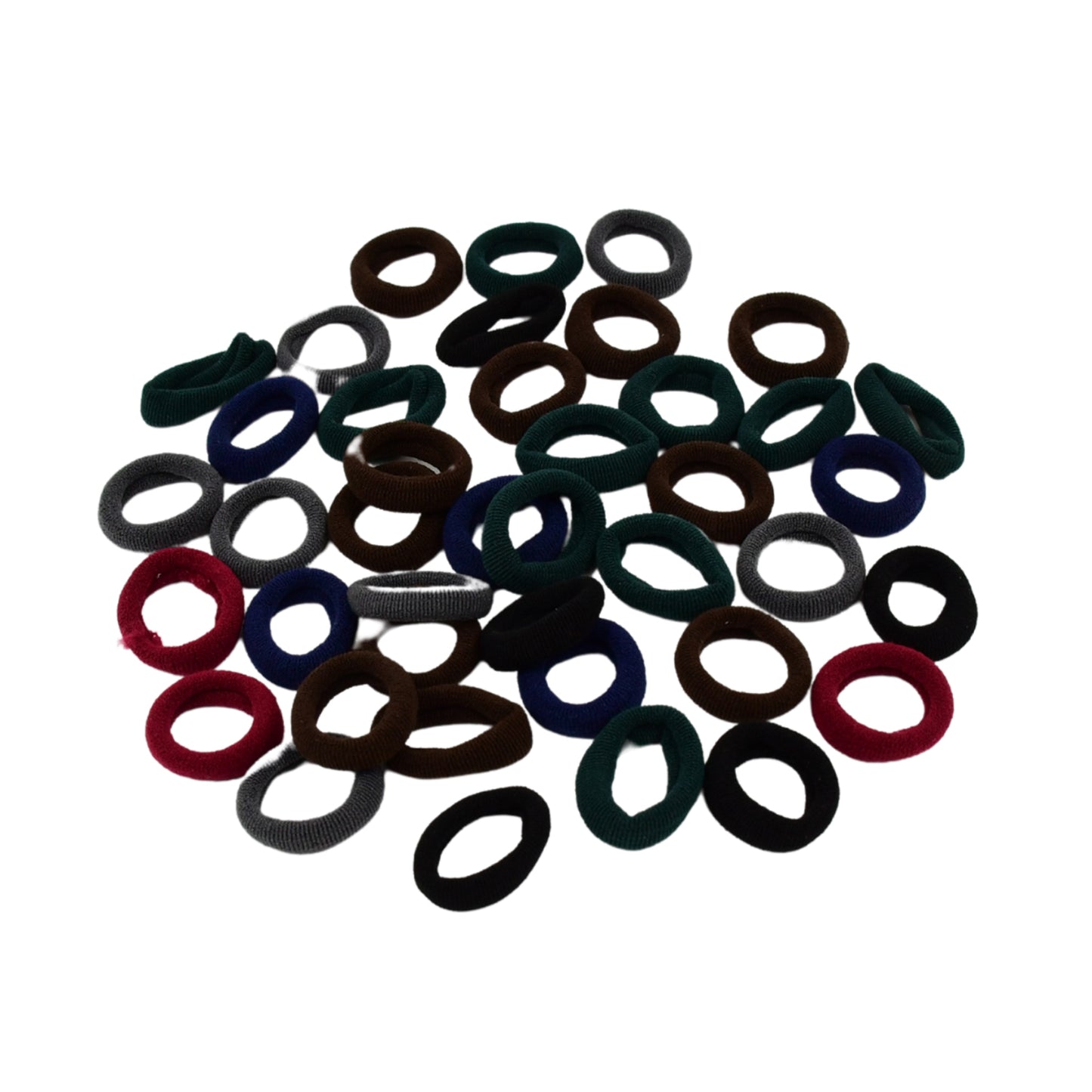 Small Ponytail Holder Bands For Hair Rubber Bands (Pack Of 50 Multicolour)