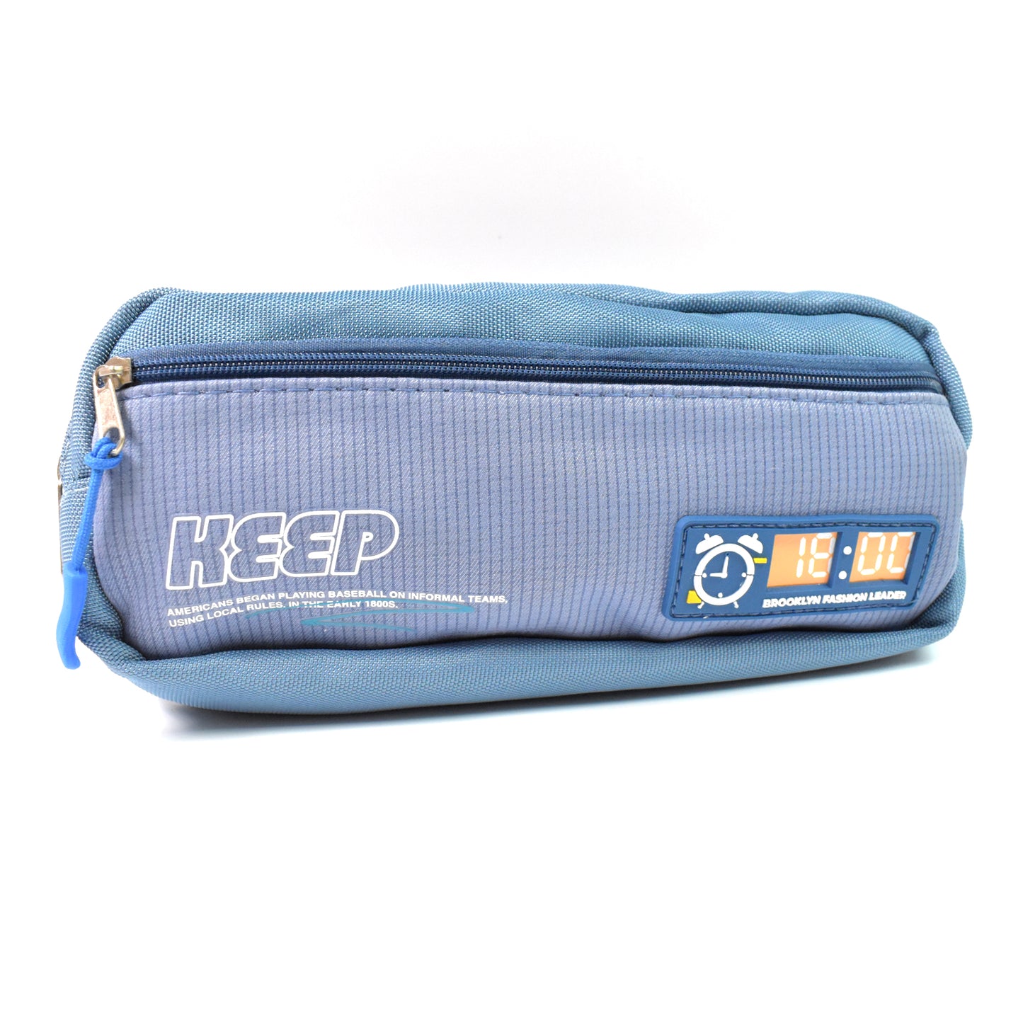 Pencil Pouch With Zipper Students Pencil Case Large Capacity Makeup Pouch Stationery Bag (1 Pc 2 Compartment)