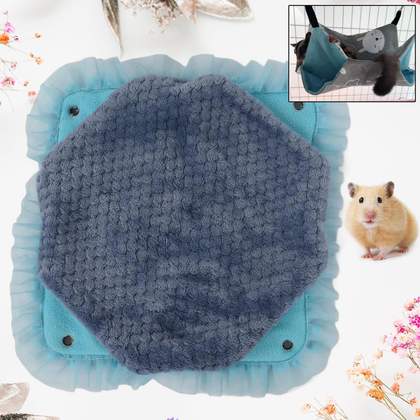 2 Layer Pets Soft Hammock (1 Pc 3535 Cm)
